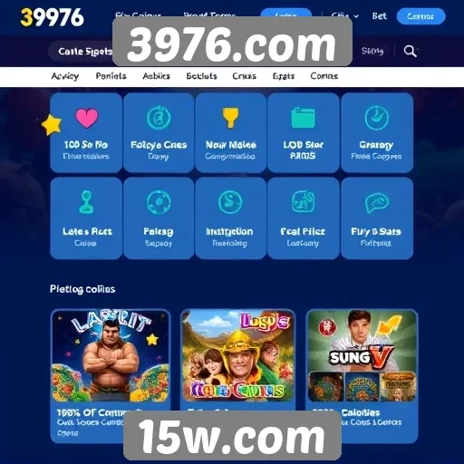 Recursos e funcionalidades do site 3976.com